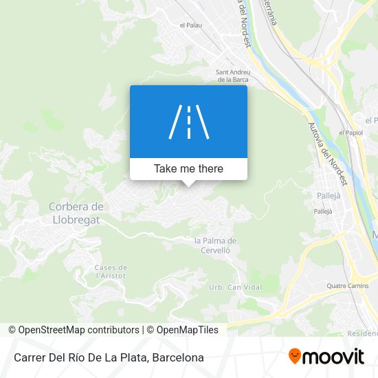 Carrer Del Río De La Plata map