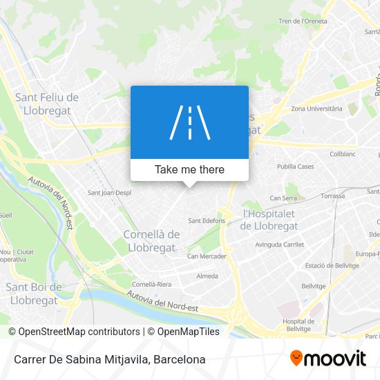 Carrer De Sabina Mitjavila map
