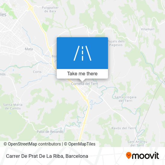 Carrer De Prat De La Riba map