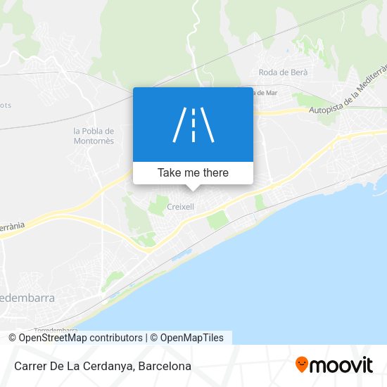 Carrer De La Cerdanya map