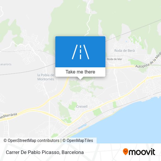 Carrer De Pablo Picasso map