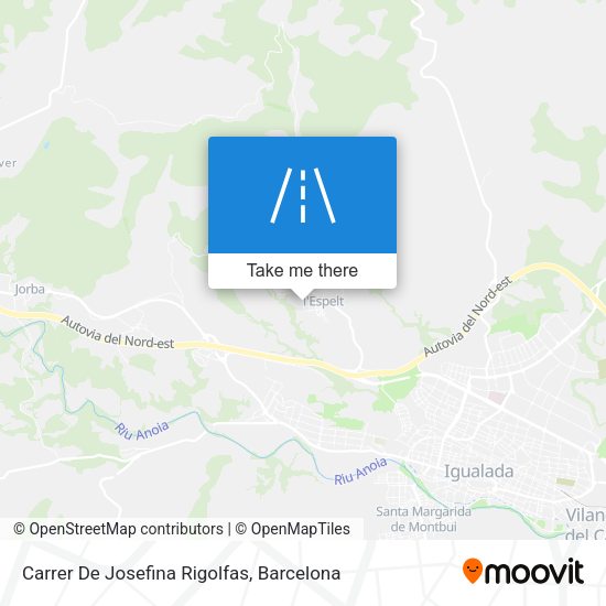 Carrer De Josefina Rigolfas map