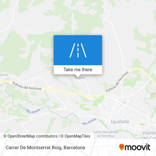 Carrer De Montserrat Roig map