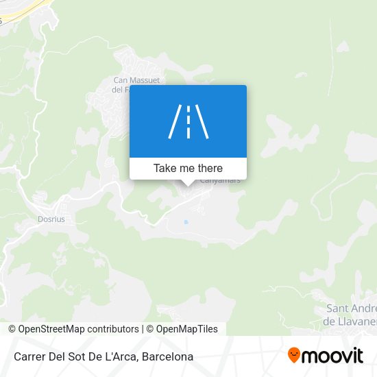 Carrer Del Sot De L'Arca map