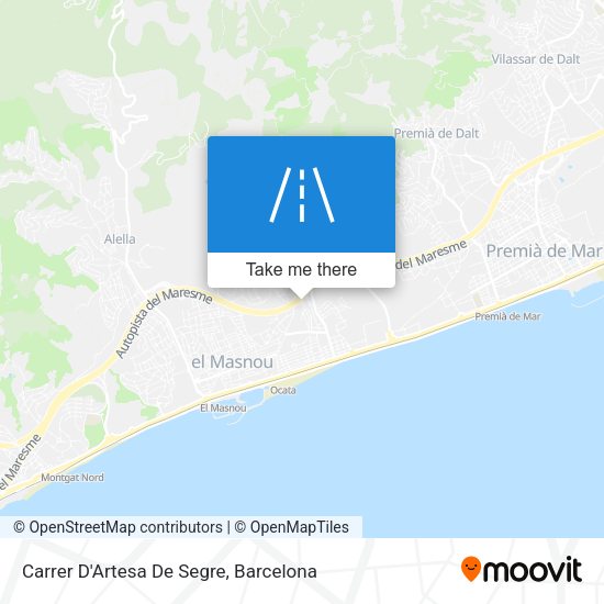 Carrer D'Artesa De Segre map