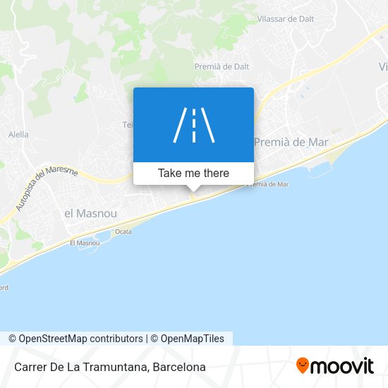 Carrer De La Tramuntana map