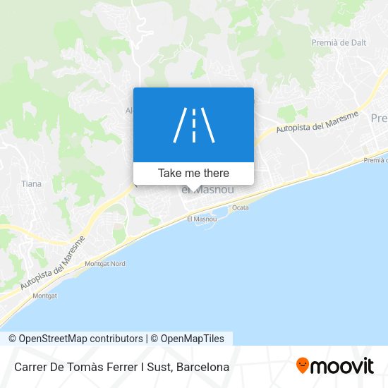 Carrer De Tomàs Ferrer I Sust map