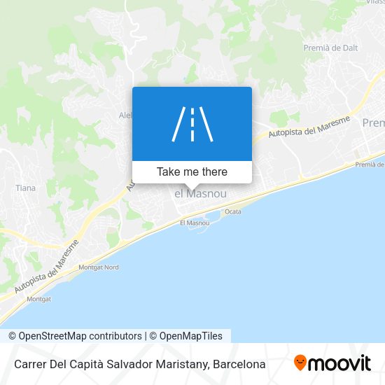 Carrer Del Capità Salvador Maristany map