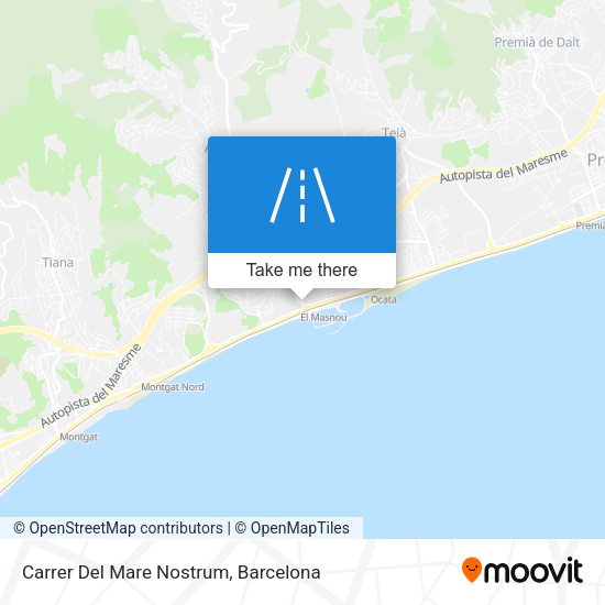 Carrer Del Mare Nostrum map