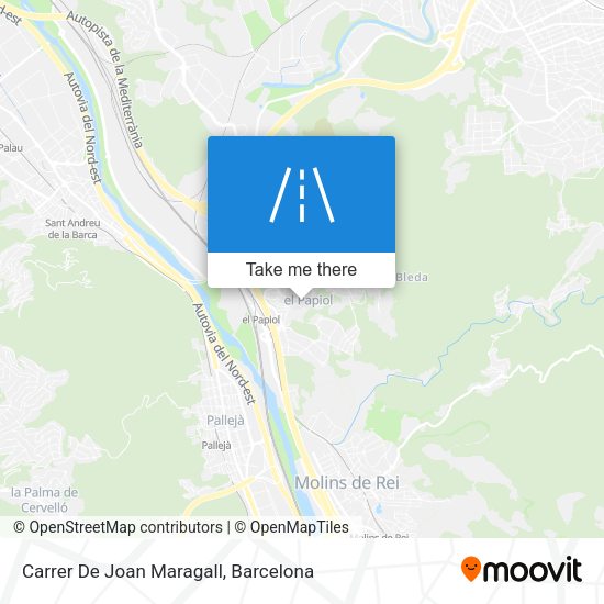 Carrer De Joan Maragall map