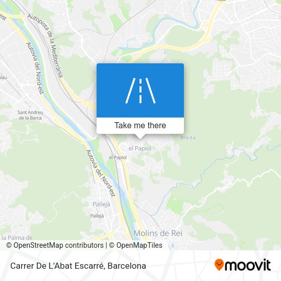 Carrer De L'Abat Escarré map