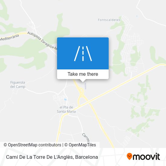Camí De La Torre De L'Anglès map