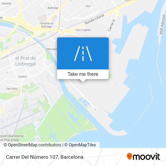Carrer Del Número 107 map