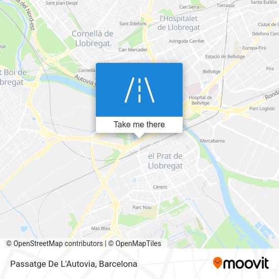 Passatge De L'Autovia map