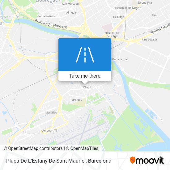 Plaça De L'Estany De Sant Maurici map