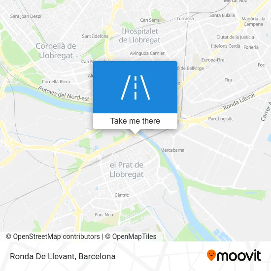 Ronda De Llevant map