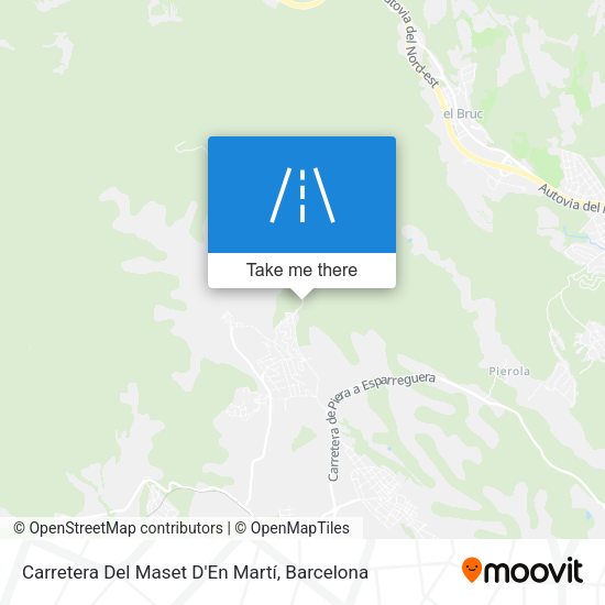 Carretera Del Maset D'En Martí map