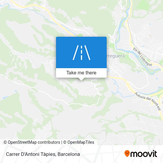 Carrer D'Antoni Tàpies map