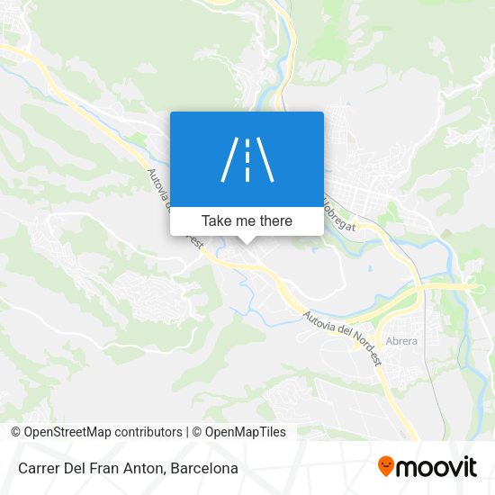 Carrer Del Fran Anton map
