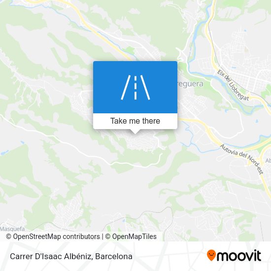 Carrer D'Isaac Albéniz map