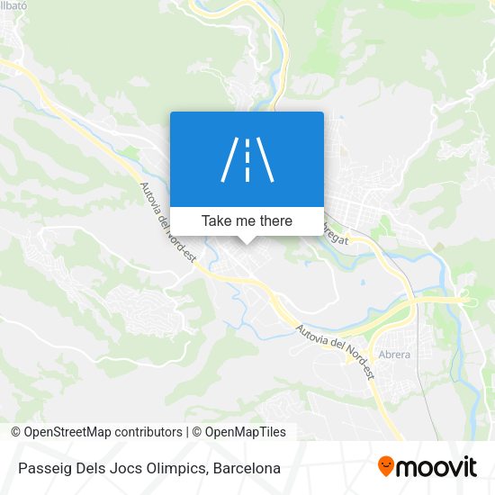 Passeig Dels Jocs Olimpics map