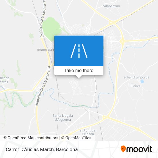 Carrer D'Àusias March map