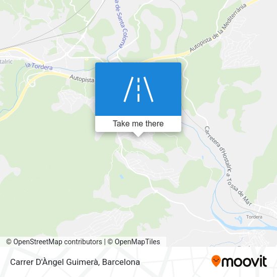 Carrer D'Àngel Guimerà map