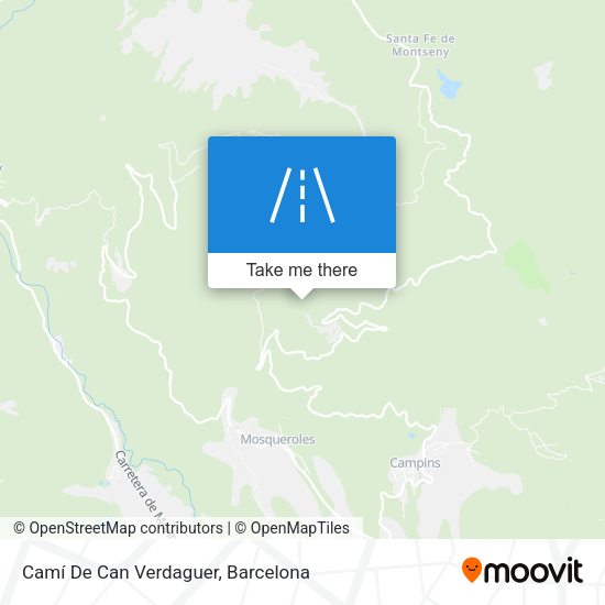 Camí De Can Verdaguer map