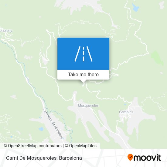 Camí De Mosqueroles map