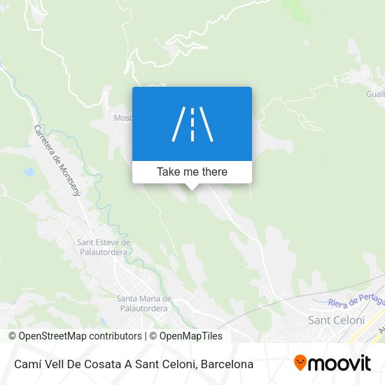 Camí Vell De Cosata A Sant Celoni map