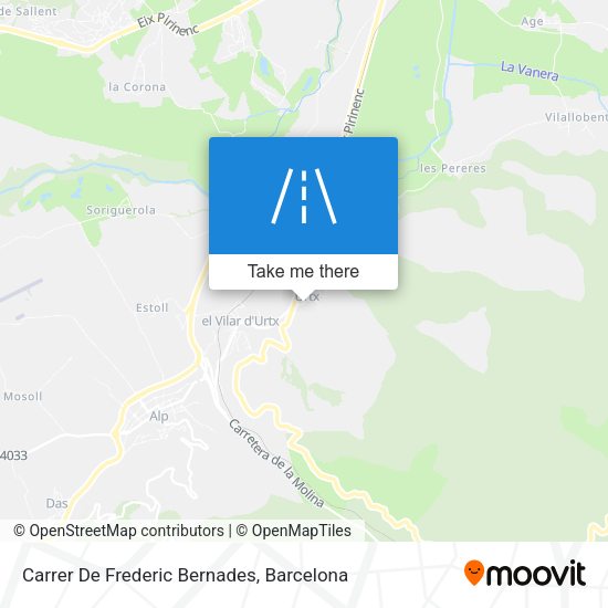 Carrer De Frederic Bernades map
