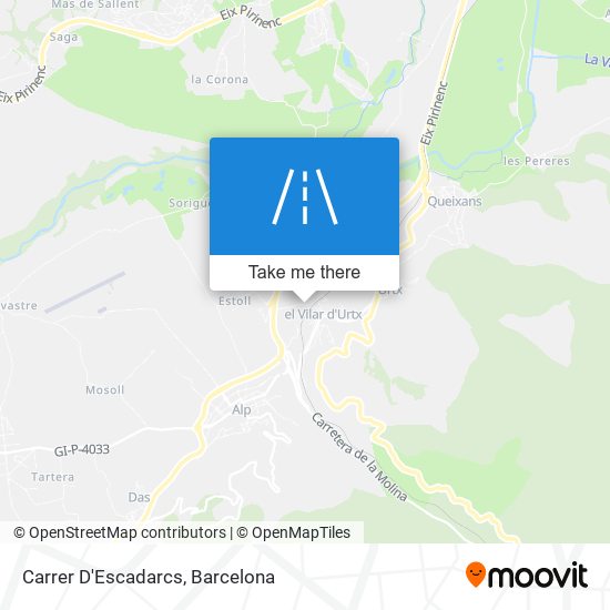 Carrer D'Escadarcs map