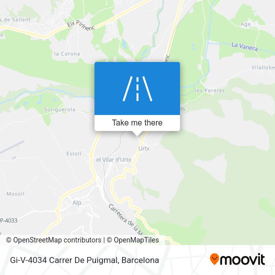 Gi-V-4034 Carrer De Puigmal map