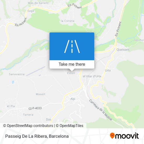 Passeig De La Ribera map