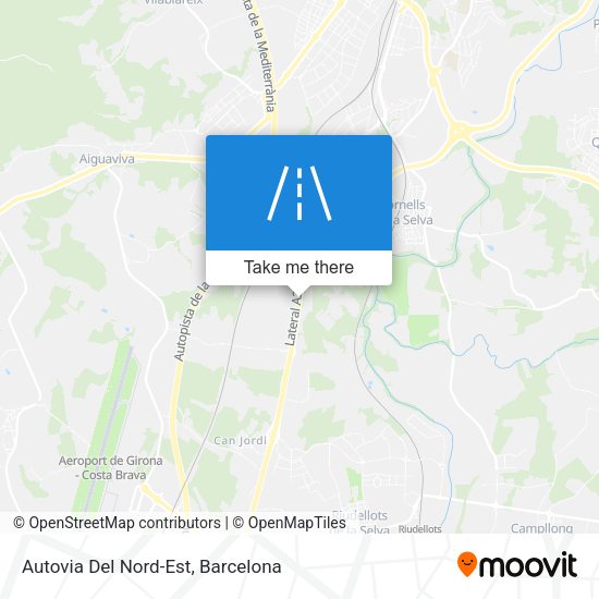 Autovia Del Nord-Est map