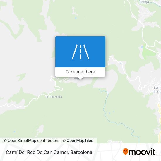 Camí Del Rec De Can Carner map