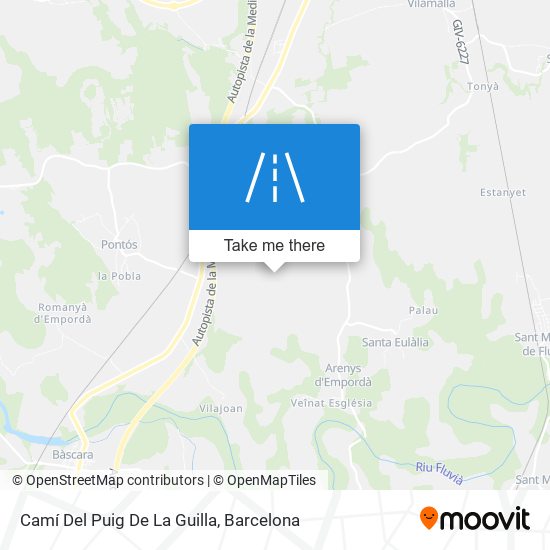 Camí Del Puig De La Guilla map
