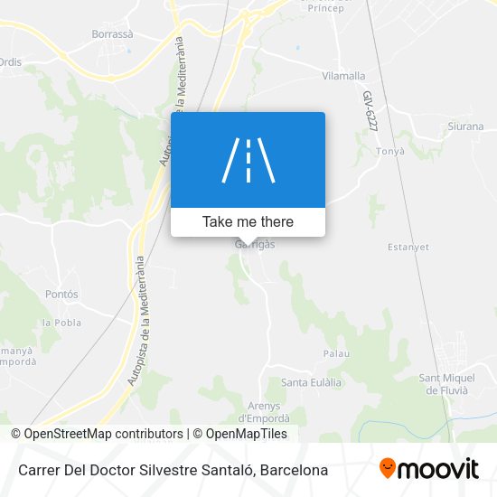 Carrer Del Doctor Silvestre Santaló map