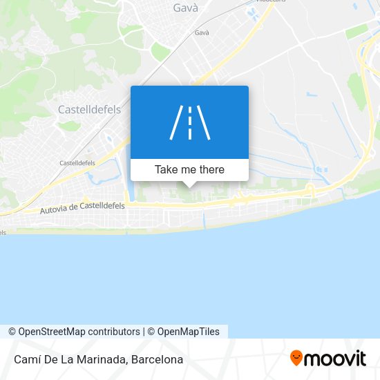 Camí De La Marinada map