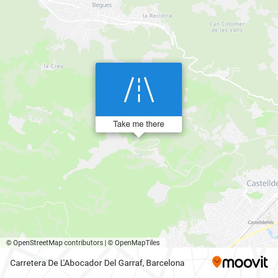 Carretera De L'Abocador Del Garraf map