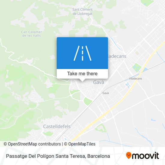 Passatge Del Polígon Santa Teresa map