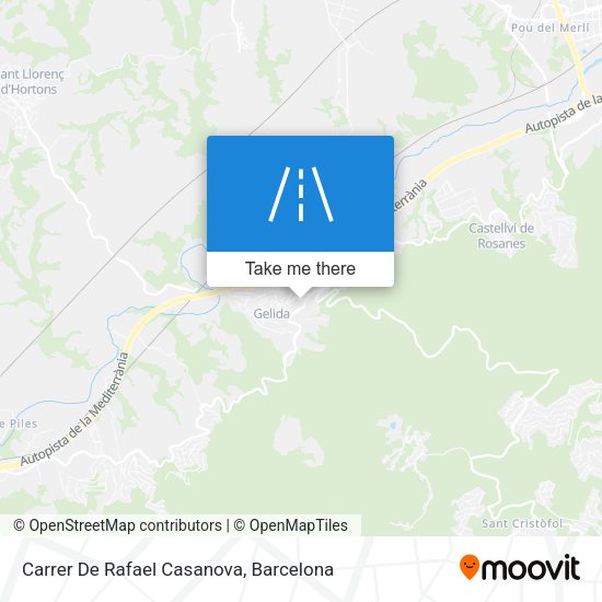 Carrer De Rafael Casanova map