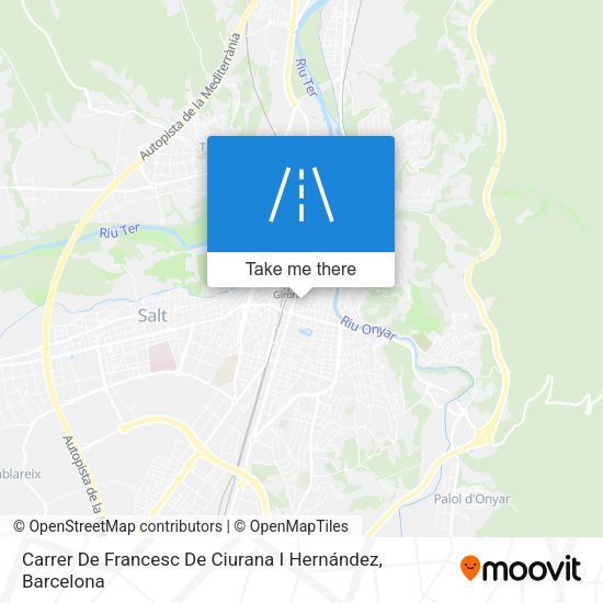 Carrer De Francesc De Ciurana I Hernández map