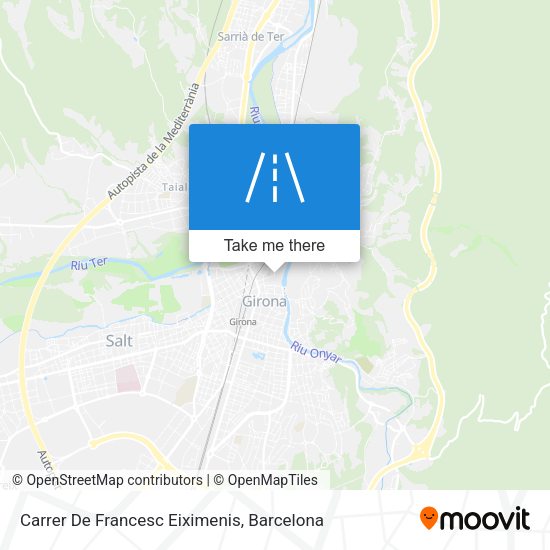 Carrer De Francesc Eiximenis map