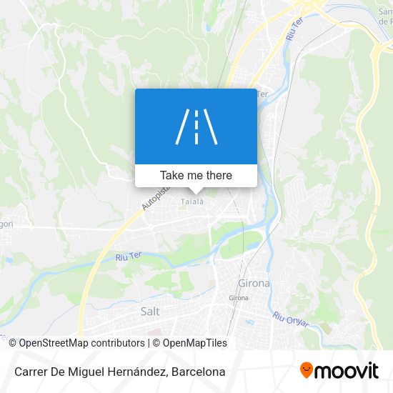 Carrer De Miguel Hernández map