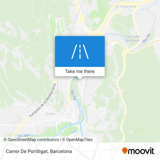 Carrer De Portlligat map