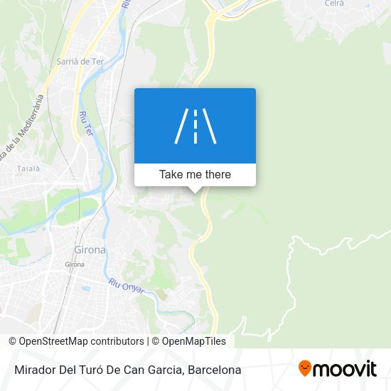 Mirador Del Turó De Can Garcia map