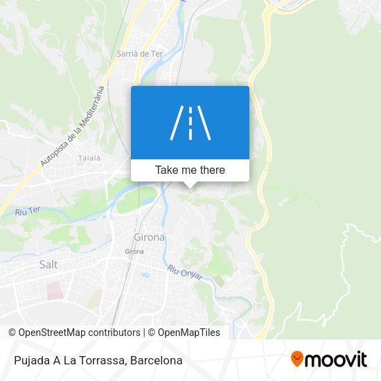 Pujada A La Torrassa map