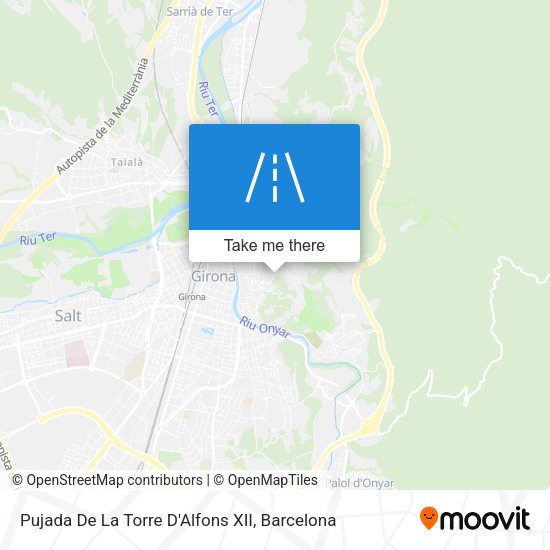 Pujada De La Torre D'Alfons XII map