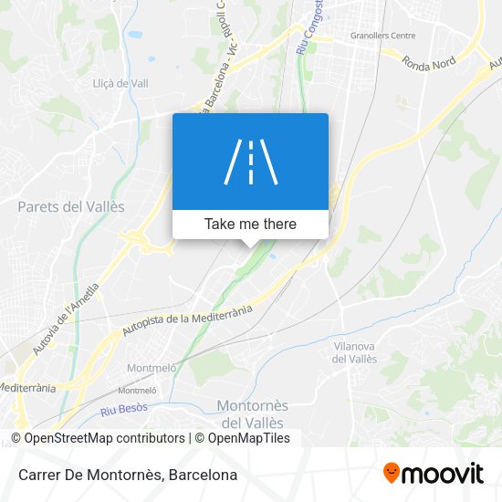 Carrer De Montornès map